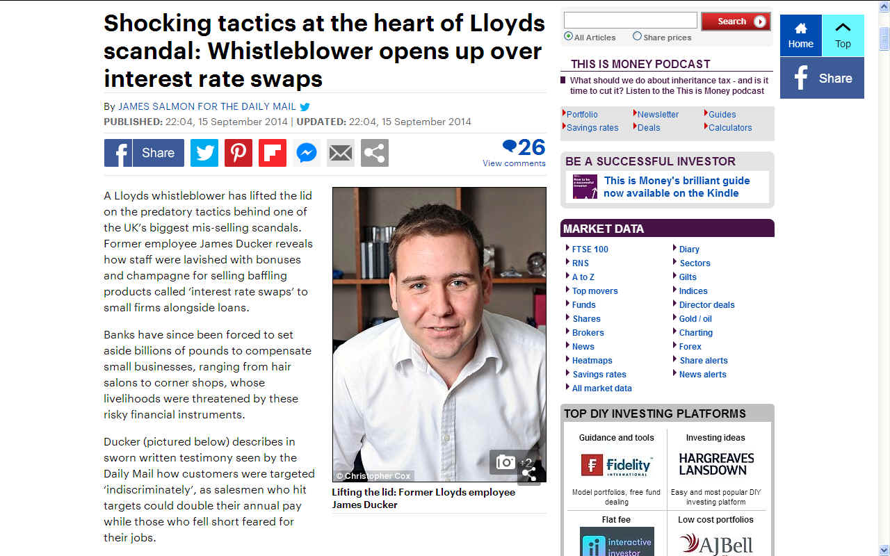 Lloyds bank whistleblower