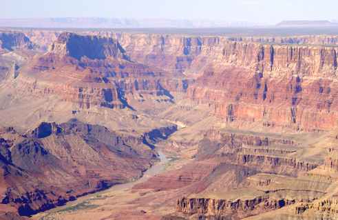 USA dramatic landscape of the American West: Grand Canyon river Colorado