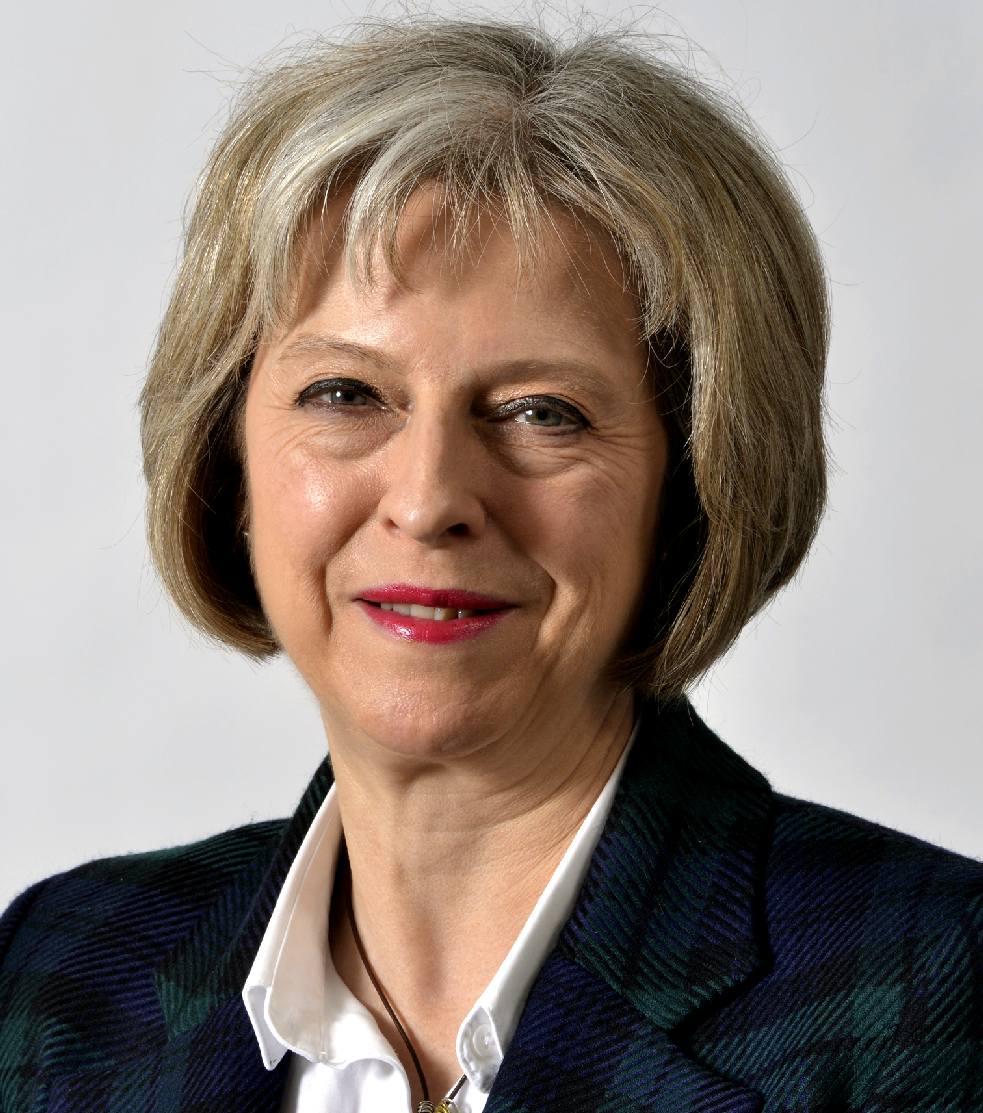 Theresa May MP and Prime Minister of the United Kingdom 2017