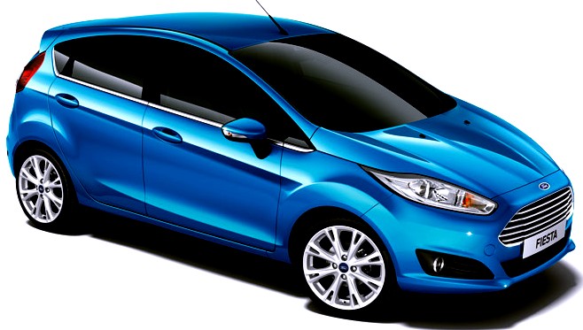 Ford Fiesta, candy blue