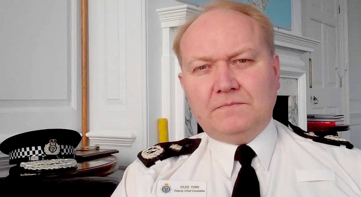 Giles York chief constable of Sussex